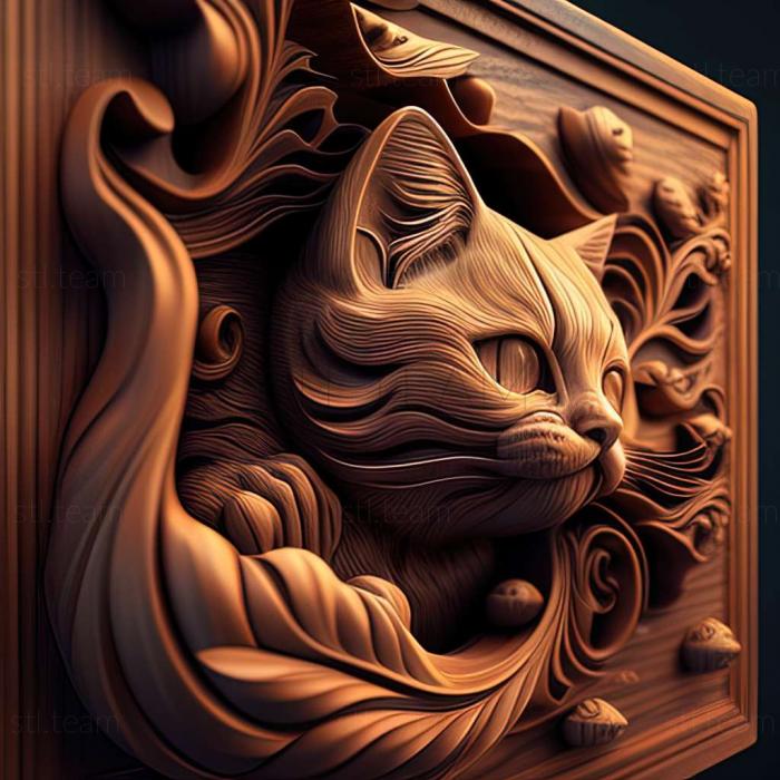 3D model The Purring Quegame (STL)